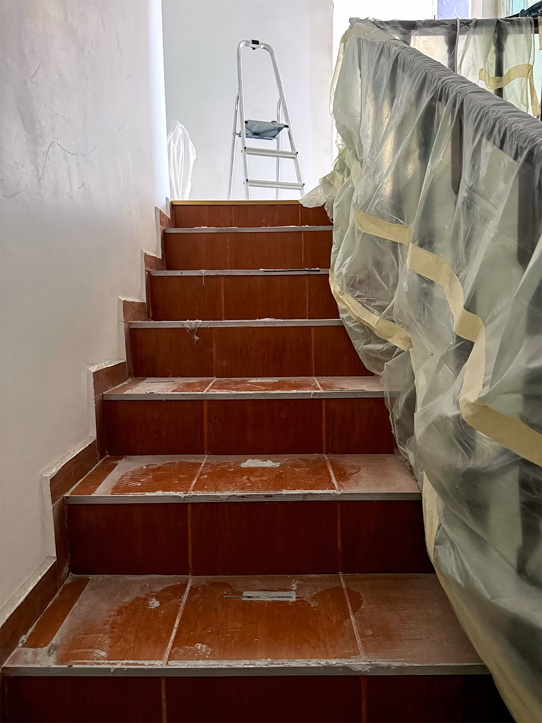 Zugrav Iași — Renovare casă etaj (Iași — Lunca Cetățuii) — înainte/după 3 — înainte