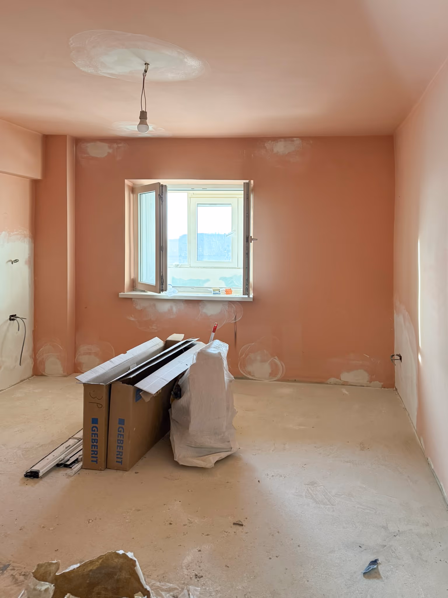 Zugrav Iași — Renovare apartament (Iași — Păcurari) — În timpul renovării 8