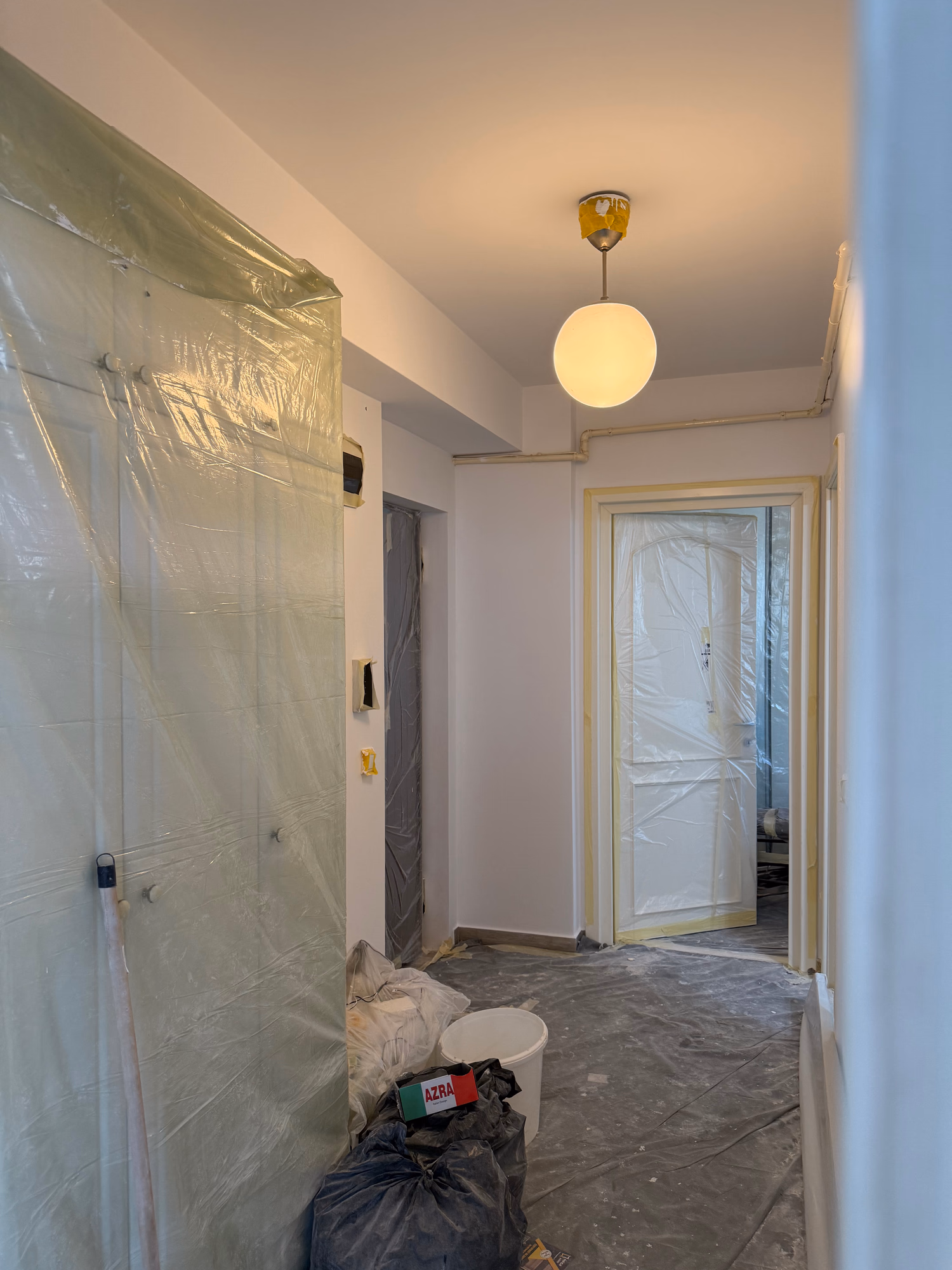 Zugrav Iași — Zugrăveală apartament (Iași — Vișoianu) — În construcție 4